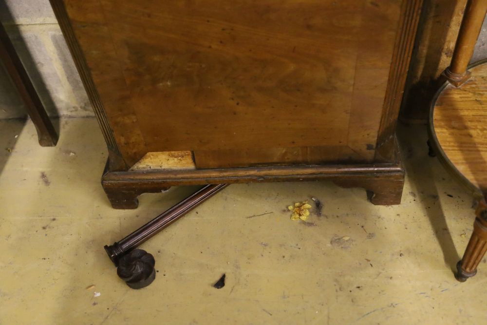 An early 19th century Irish mahogany eight day longcase clock marked Knapp Corke, height 236cm